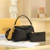 Black Tod's Apa Micro Leather Top Handle Bag