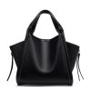 Black Zara Minimalist Winged Tote Bag