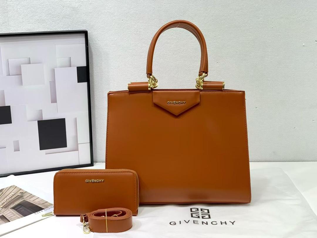 Givenchy Antigona Brown Leather Tote Bag