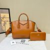 Givenchy Antigona Brown Smooth Leather Handbag