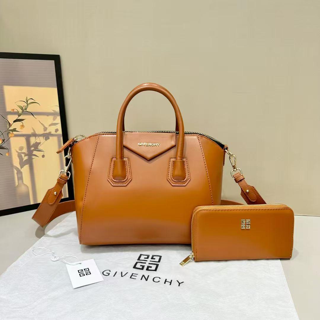 Givenchy Antigona Brown Smooth Leather Handbag