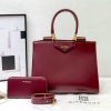 Givenchy Antigona Burgundy Leather Tote Bag