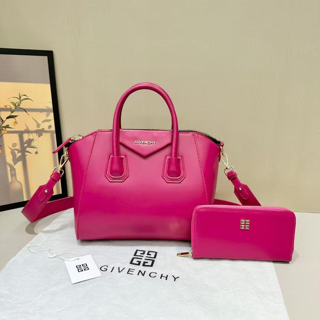 Givenchy Antigona Pink Smooth Leather Handbag