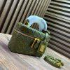 Olive Green JW PEIi Woven Vanity Case Bag