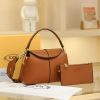 Tan Tod's Apa Micro Leather Top Handle Bag