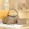 Taupe Tod's Apa Micro Leather Top Handle Bag